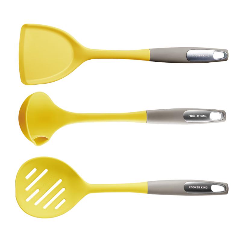 

COOKER KING Antibacterial Silicone Kitchen Utensil Set