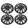 4Pcs 14in Hubcap Wheel Cover Stylish Look Scratch Proof Protective Wheel Rim Cover Replacement for