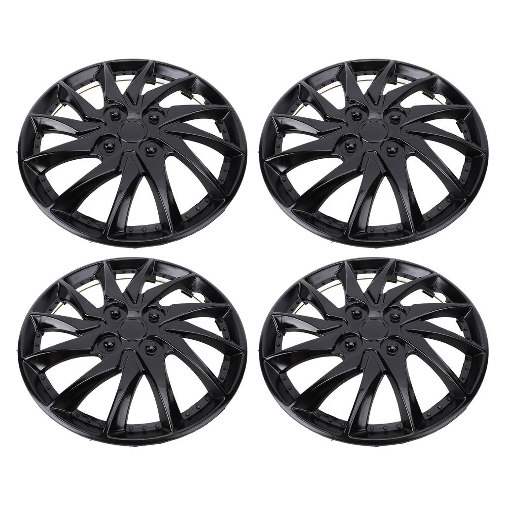 4Pcs 14in Hubcap Wheel Cover Stylish Look Scratch Proof Protective Wheel Rim Cover Replacement for