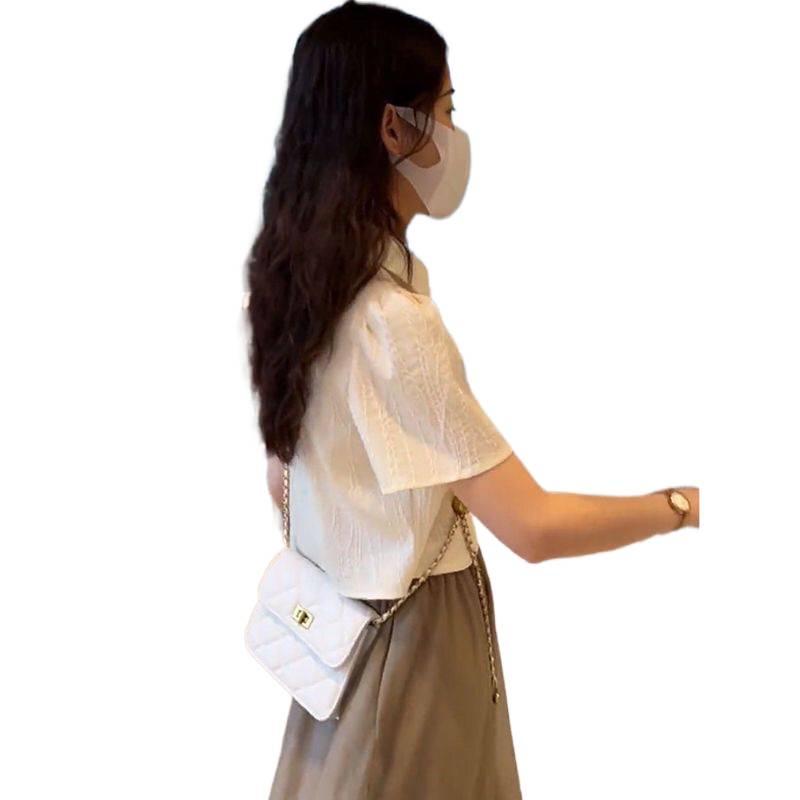 2026 Summer Women's Korean & French Loose Top Slimming Skirt Two-Piece Set