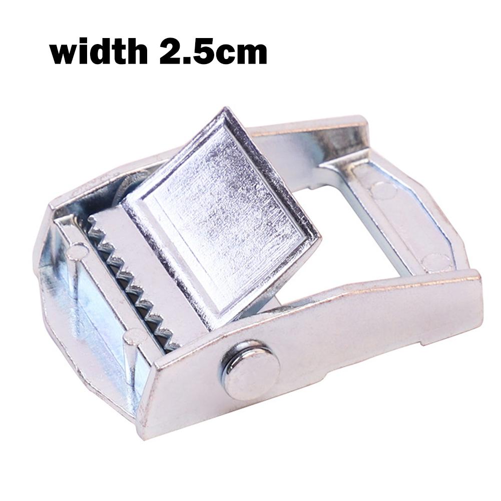 Zinc Alloy Buckle with Fixed Tensioner for Tie down Straps Designed to Secure For Heavy Cargoes Cases and Toolboxes