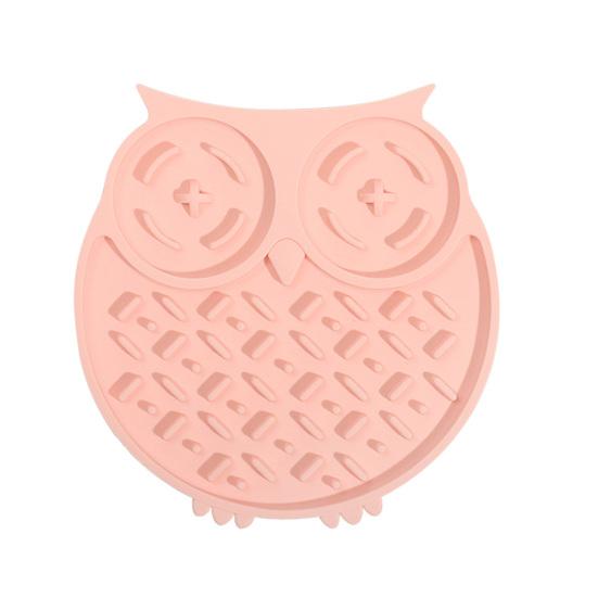 

Подушечка для лизуна с присоской для домашних животных, нескользящая силиконовая подушечка для медленного кормления собак, дозатор лакомств, товары для животных розовый