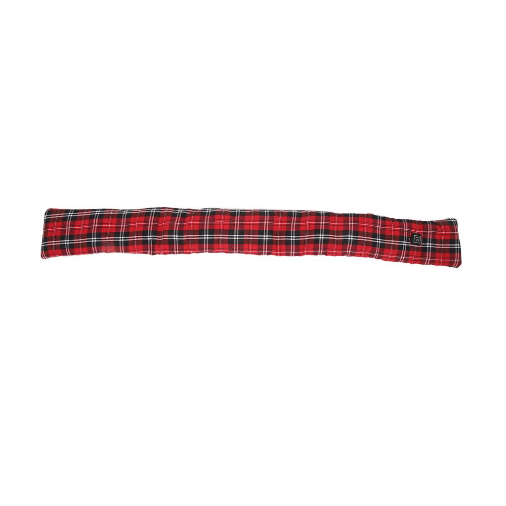 Electric Heating Scarf Stylish Smart Warm Thickened 3 Speeds Temperature Control USB Heated Scarf for Winter Red