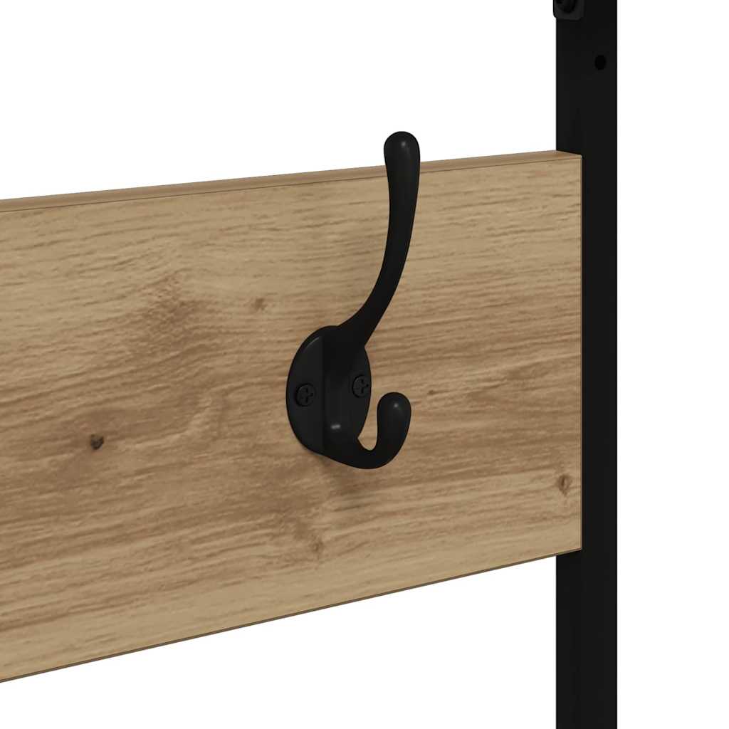 Clothing Rack Artisan Oak 100 X 41 X 184 Cm Wood Based Material