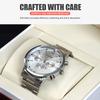 New PU Leather Threaded Square Watch Box Single Watch Case Portable Travel Watch Storage Box Scratch-Resistant Gift Watch Box