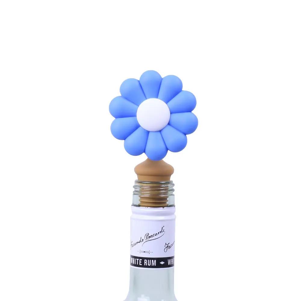 Wine Bottle Stoppers Silicone Champagne Bottle Cowboy Hat Funny Stopper Foldable Silicone Bottle Holder Rack Bottle Stacker Rack