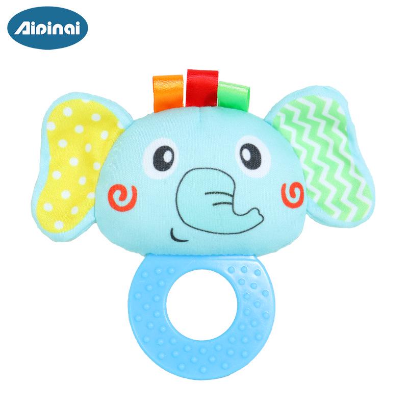 

Детская ручная погремушка и прорезыватель для детей 0-2 лет