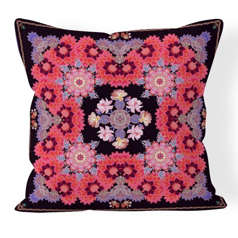 Bohemian Retro Style Decorative Car Cushion Office Bedroom Living Room Sofa Cushion Pillow Cover