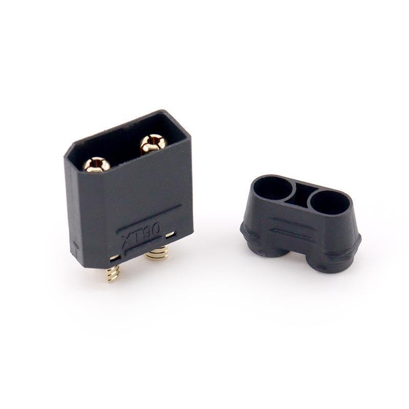 Amass XT90NE-F Gold-Plated Male & Female Plug for High-Current Lithium Battery Charging