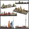 Russian City Landmark Architecture Moscow Street View Building Blocks MOC Saint Petersburg Skyline Model DIY Kid Puzzle Toy Gift