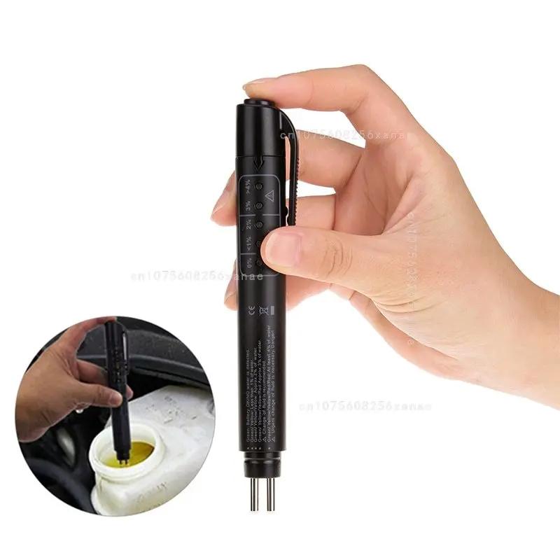 OBD2 Brake Fluid Tester Test Pen Brake Fluid Tester High Precision Portable Use Safety Quality Assurance Gasoline Test Pen Auto