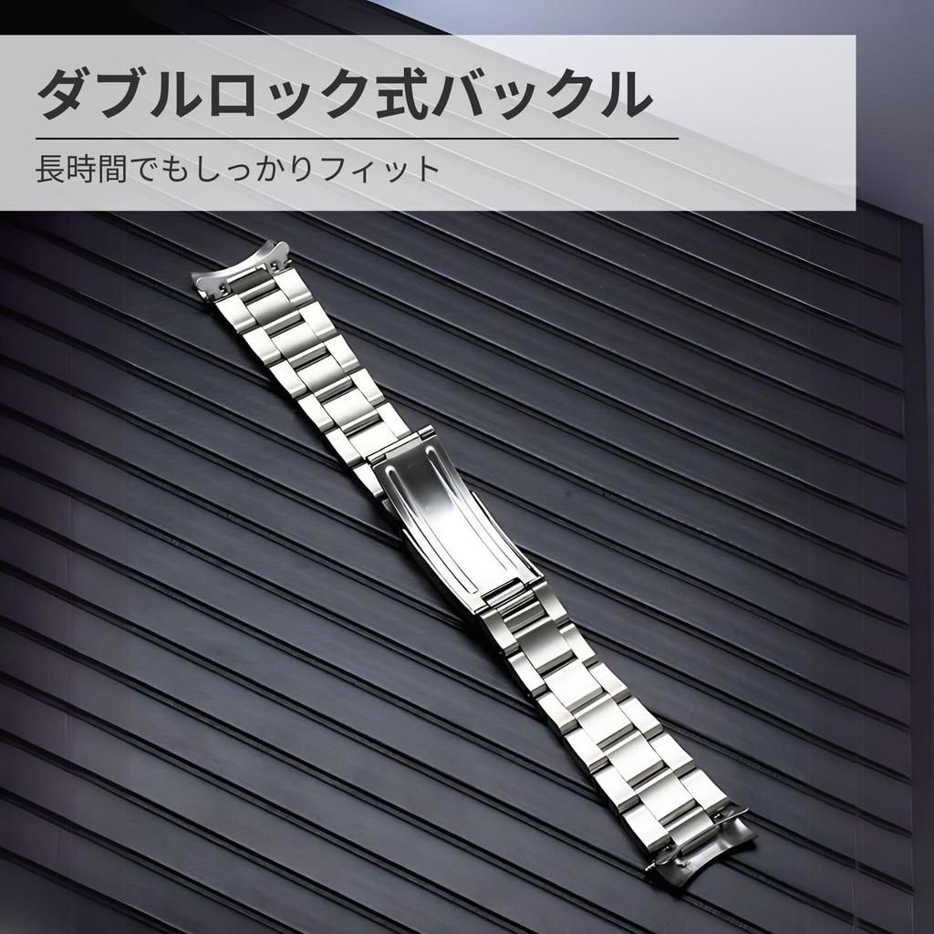 Rolex Compatible Stainless Steel Hairline Old Model Oyster Bracelet 19mm Lug [adzu] Band, Finish, Matte, 19mm/20mm, (Matte Finish, Width)