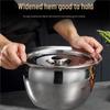 High-Temperature Resistant Stainless Steel Oil Basin with Lid - Kitchen & Commercial Use