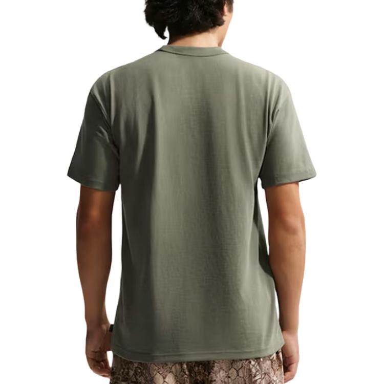 Nike Sportswear T Shirts Men's Silver Sage Crew Neck Moderate IH1122-328
