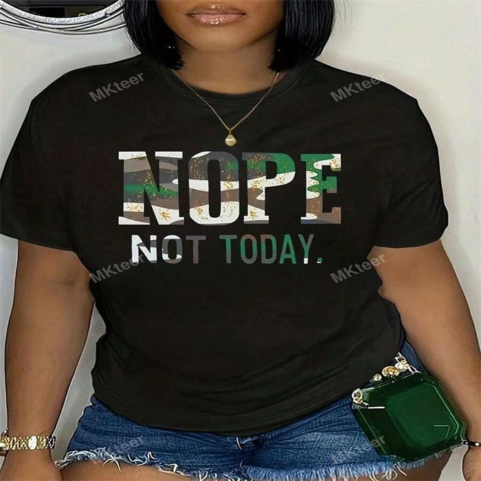 Summer Fashion Casual Cute Short Sleeved Round Neck Printed Top Women's Pure Cotton T-shirts