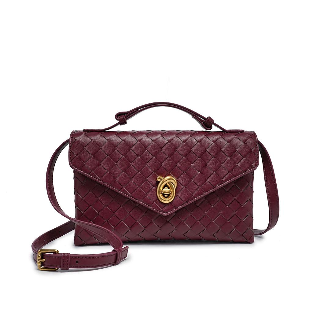 Nuovi prodotti transfrontalieri Borsa intrecciata KnotLock borsa a busta stile retrò old money moda casual borsa a spalla obliqua