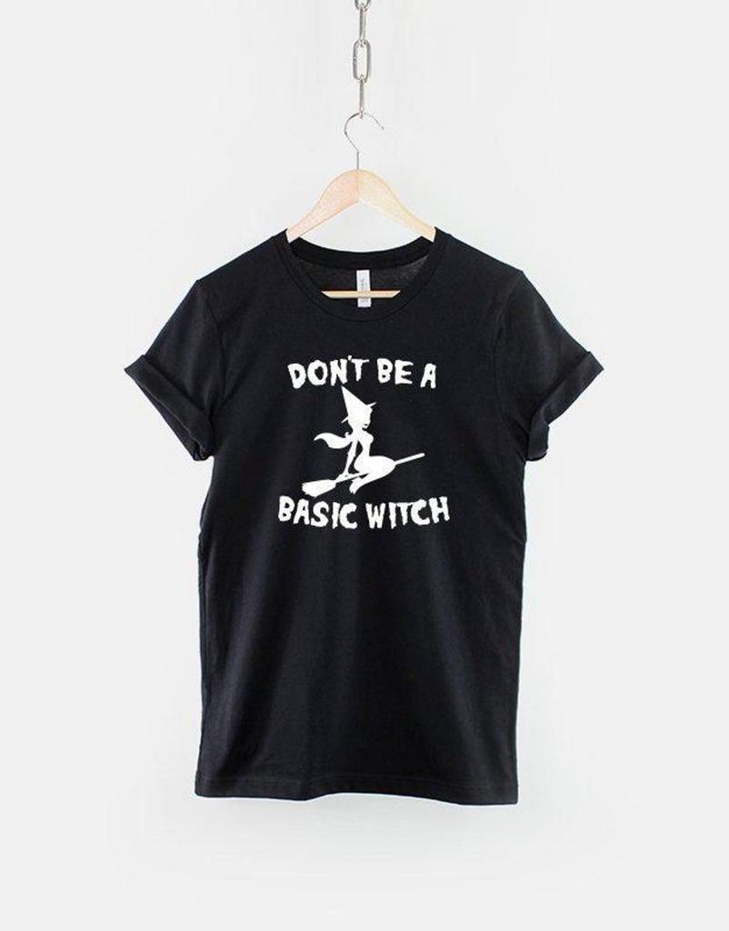 Basic Witch Shirt, Funny Halloween Witch T Shirt, Pastel Goth Spooky Tee, Cute Witchy Gift