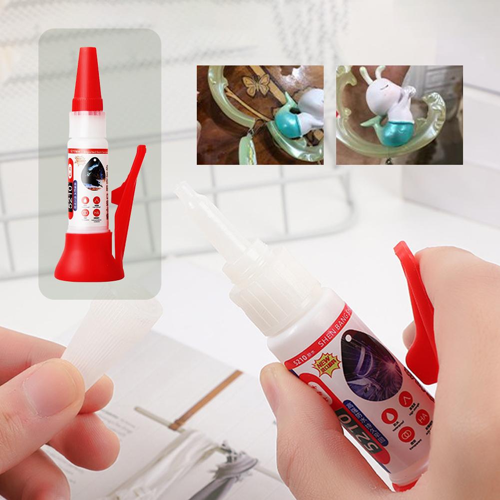 20ML Powerful Solder Quick Dry 5210 Cyanoacrylate Quick Glue High-Strength Oily Welding Super Glue MultiMaterial Repair Adhesive