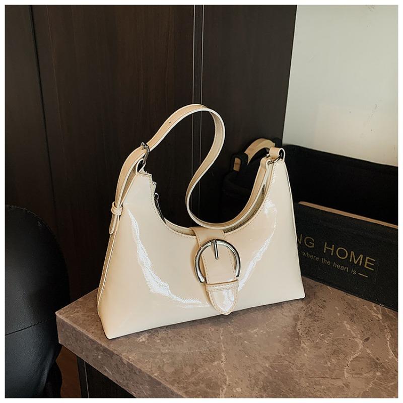 

Underarm work commuter bag women s large-capacity new spring and summer retro niche design shoulder bag белый