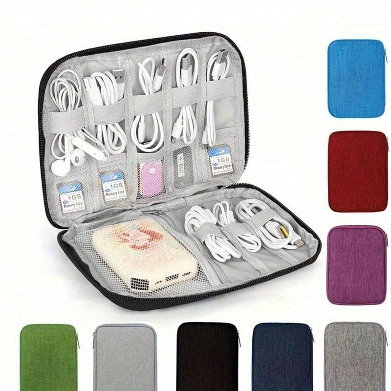 Digital Storage Bag USB Data Cable Organizer for Earphone Wire Bags Accessories Portable Charger Charger Case School College Headphone