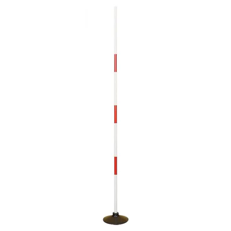 Tengxuan 2M PVC Agility Training Pole with 2KG Rubber Base