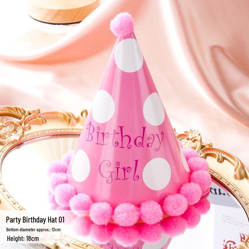 Irisierendes Diamantperlen-Geburtstags-Stirnband & Hut Party-Accessoires