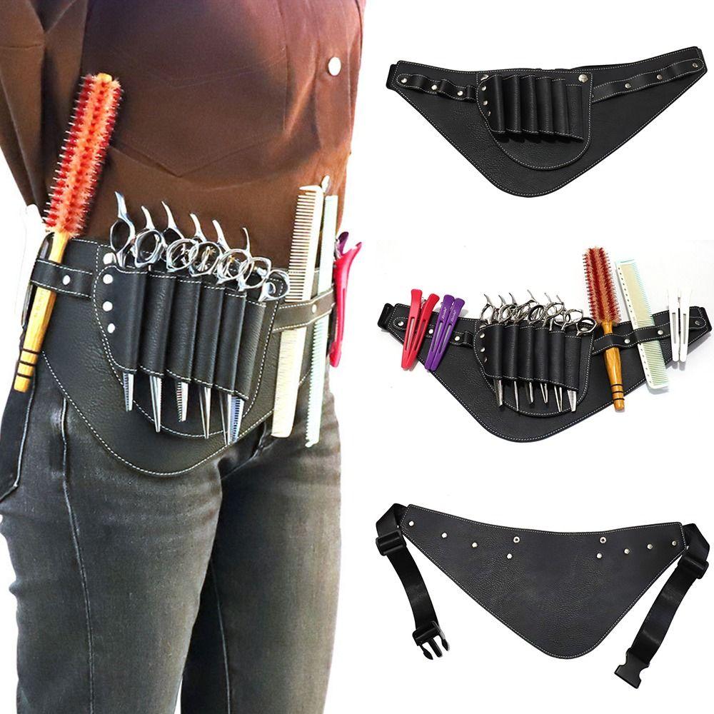 Shoulder Belt Hairdressing Tools Bag PU Leather Barber Tools Bag Hairdressing Bag  Haircut Supplies