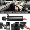 Universal 2 Port Aluminum 750Ml Baffled Oil Catch Can Reservoir Tank With Breather Filter And Drain Valve