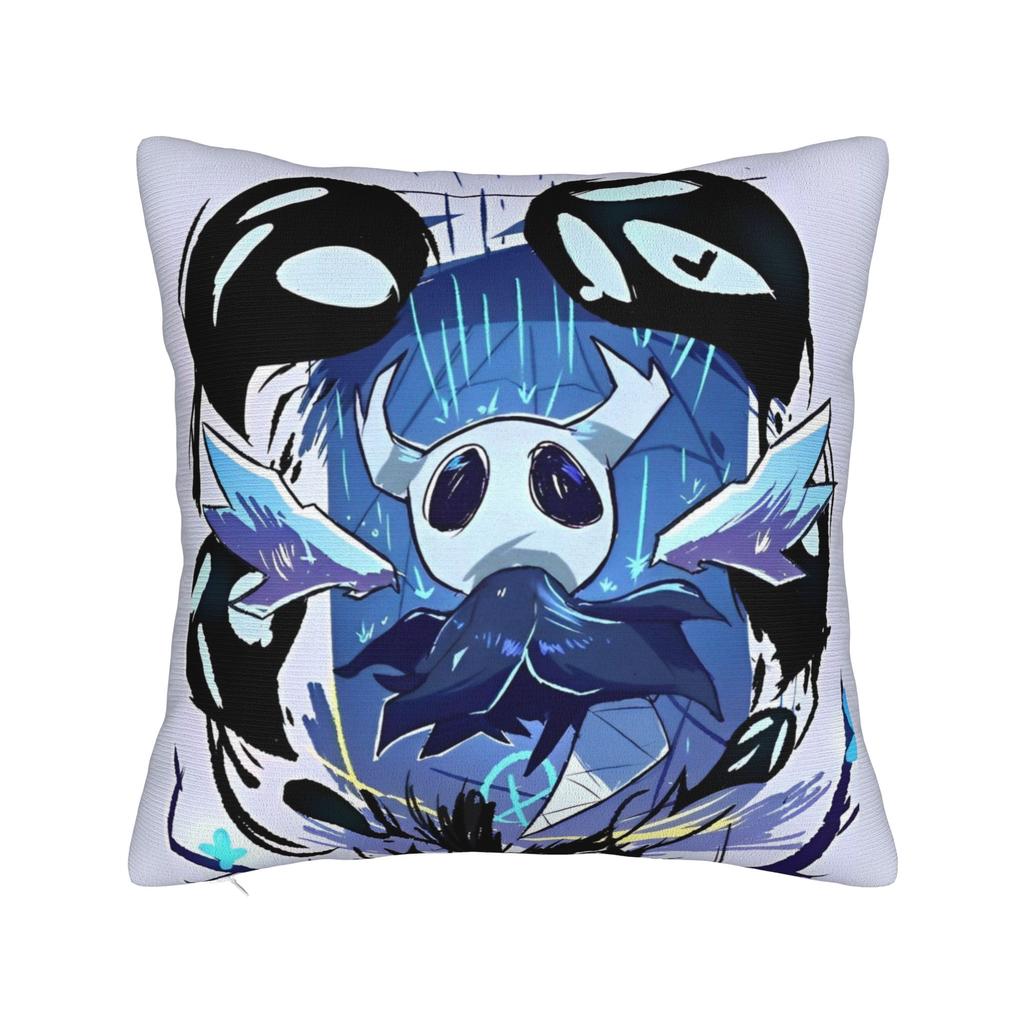 Hollow Knight Square Pillow Cases Indie Action Adventure Cushion Covers Customized Zipper Decorative Pillowcase for Living Room