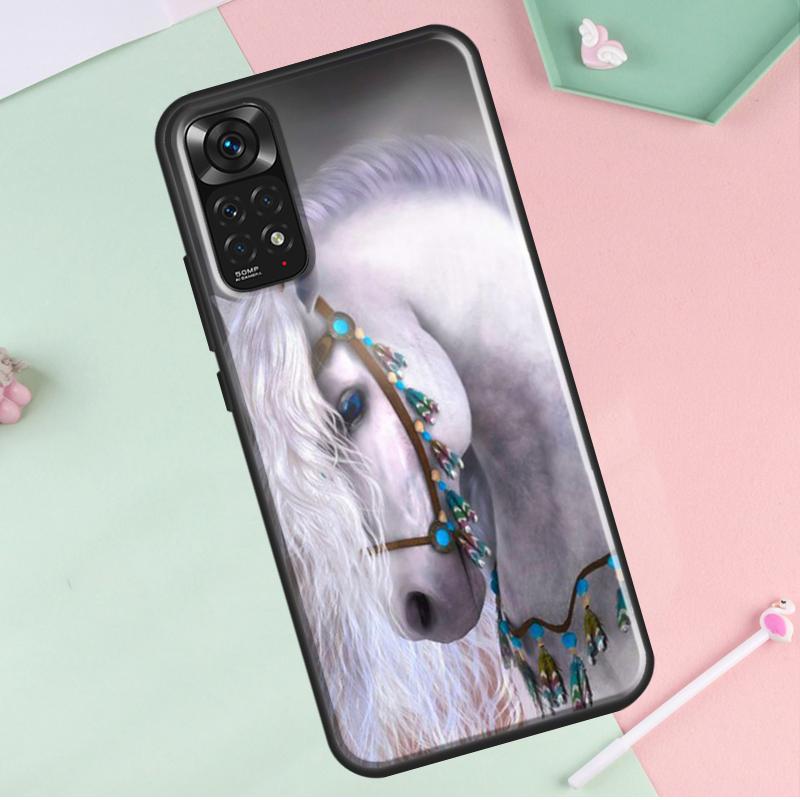 Malba zvířete koně Kryt pro Redmi Note 12 Pro Plus Pro Redmi Note 10 8 9 11 Pro 12S 11S 10S 9S 9C 10C 12C Pouzdro