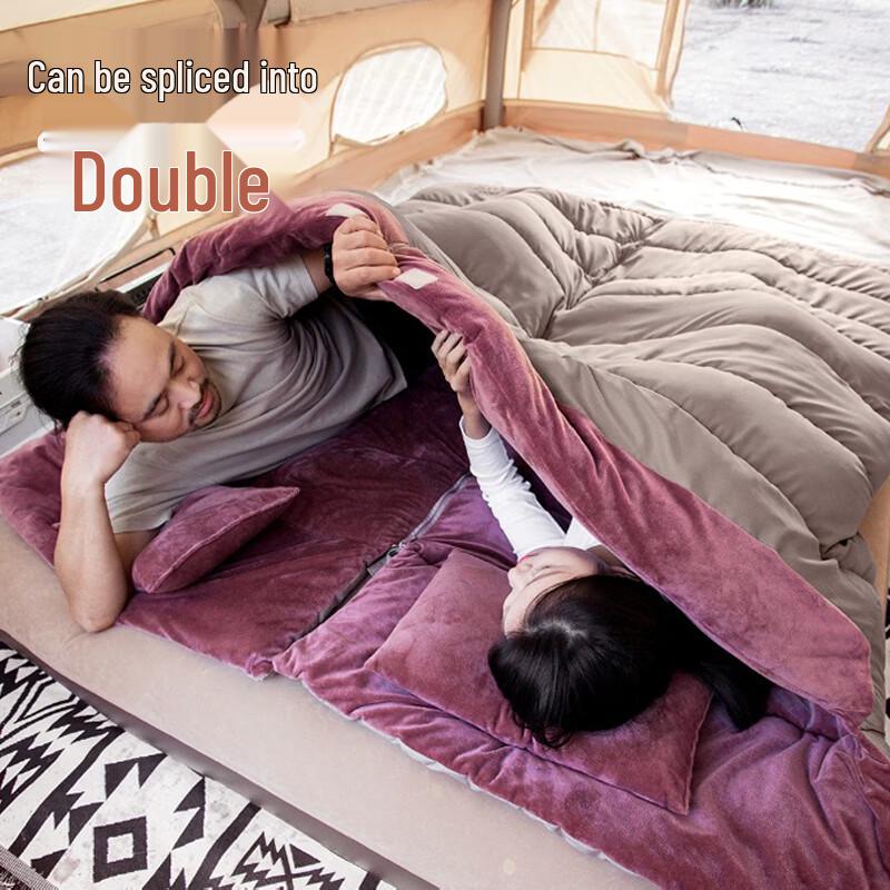 BeijiLang Double Thickened Autumn/Winter Sleeping Bag