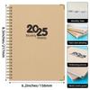 Simple Monthly Planner 2025 Notebook Weekly To Do List Notebook Monthly Schedule Book A5 Weekly Planner Student Stationery Gifts
