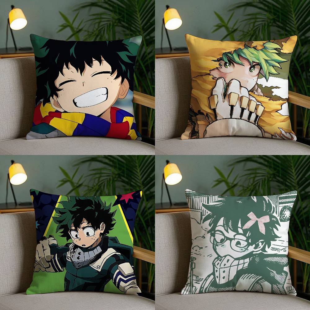 Cute Iizuku MidoriyaS Customizable Square Pillowcases Stylish And Soft Perfect For Beds Cars And Sofas