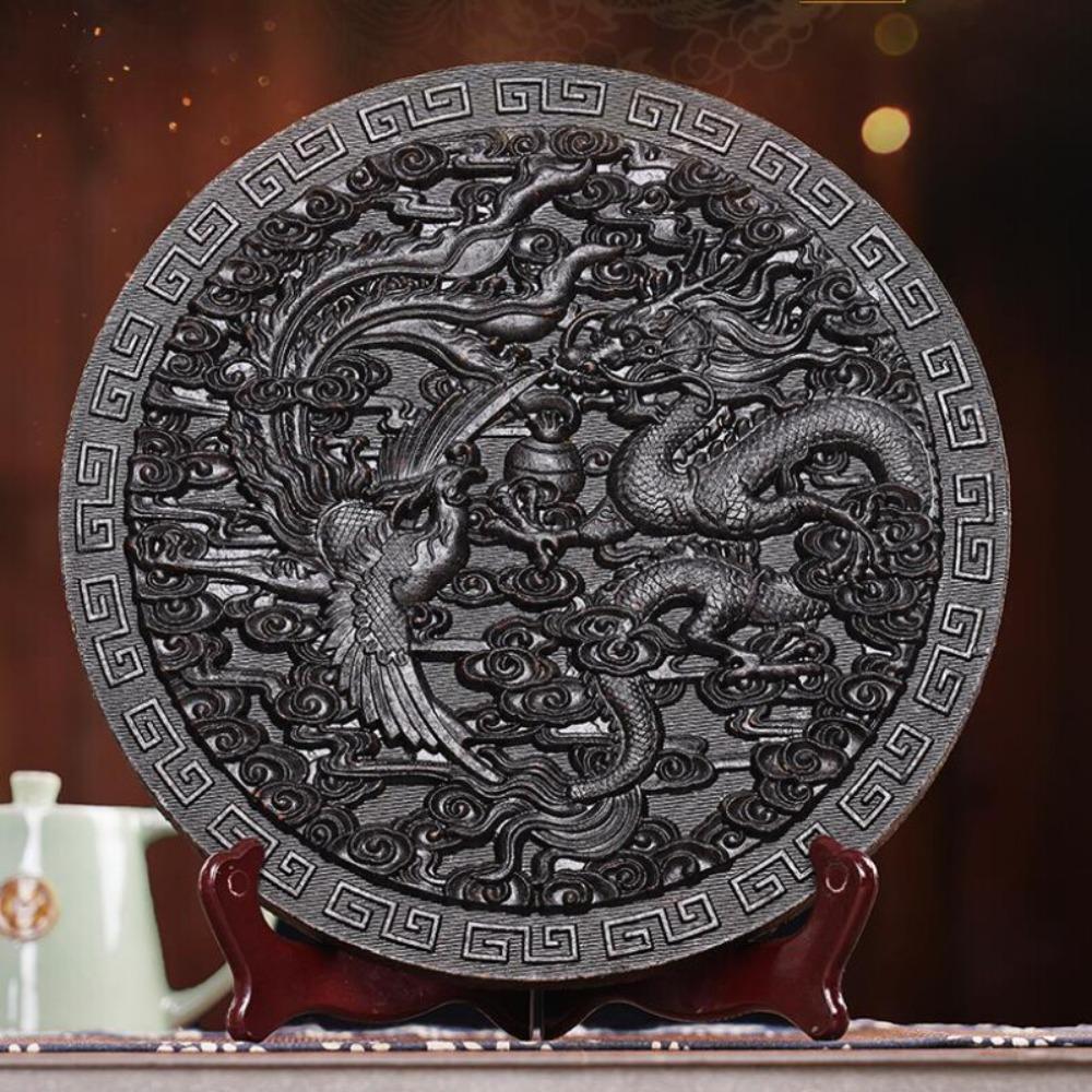 Aged Wuyi Da Hong Pao Oolong Tea Cake Big Red Robe