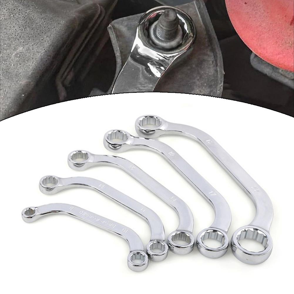 5pcs U Shaped Socket Wrench Set for DIY and Automotive Maintenance