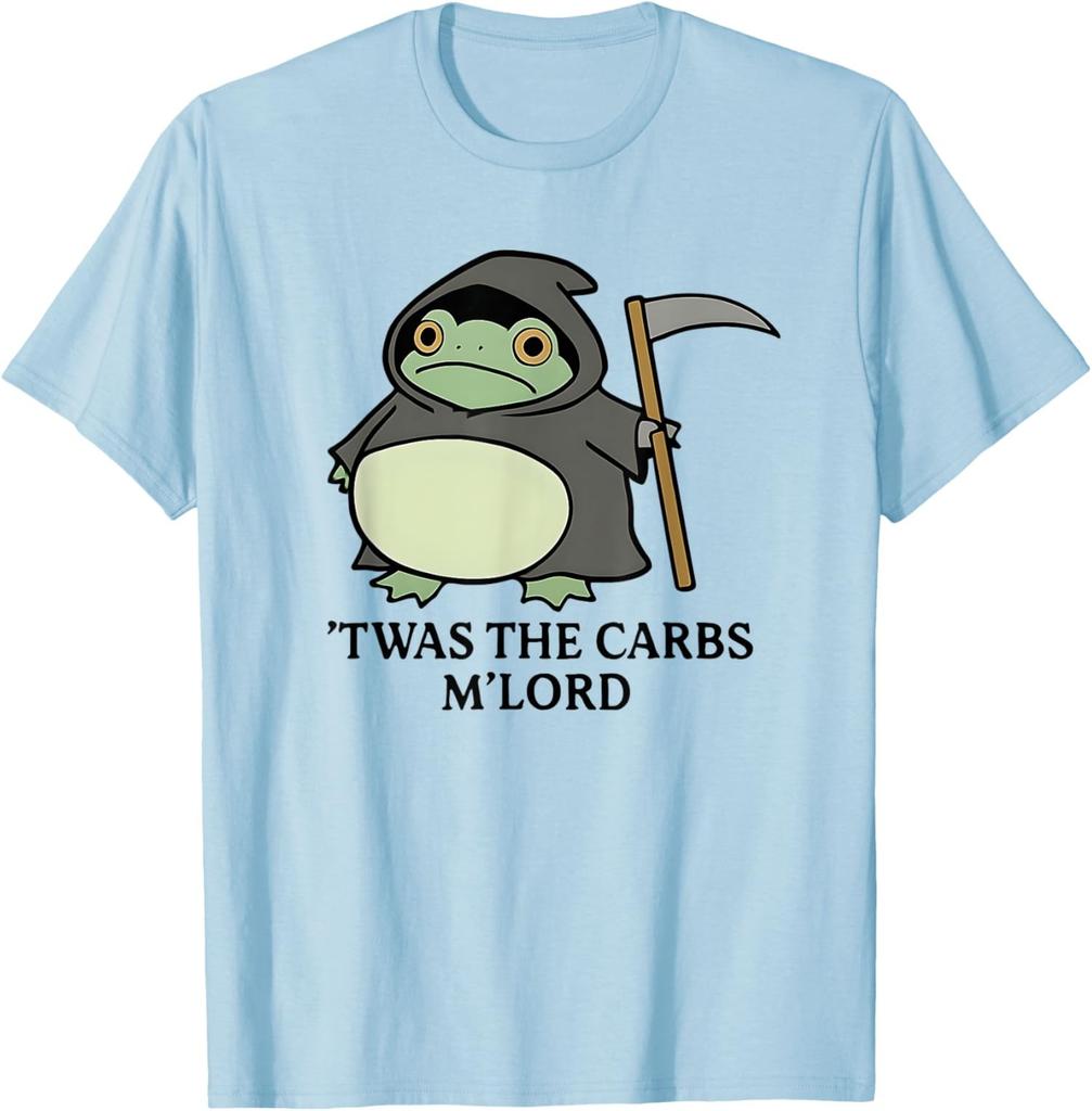 Lustiges mittelalterliches Froschliebhaber TWAS Die Kohlenhydrate M Lord Unisex T-Shirt