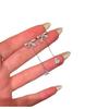 Elegant Tassel Teardrop Earrings with Niche Design - High-End Ear Jewelry No Piercing Needed