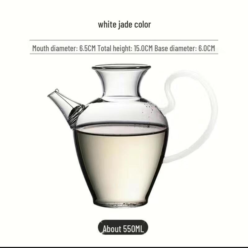 Shangqi Small Heat-Resistant Borosilicate Glass Teapot with Infuser
