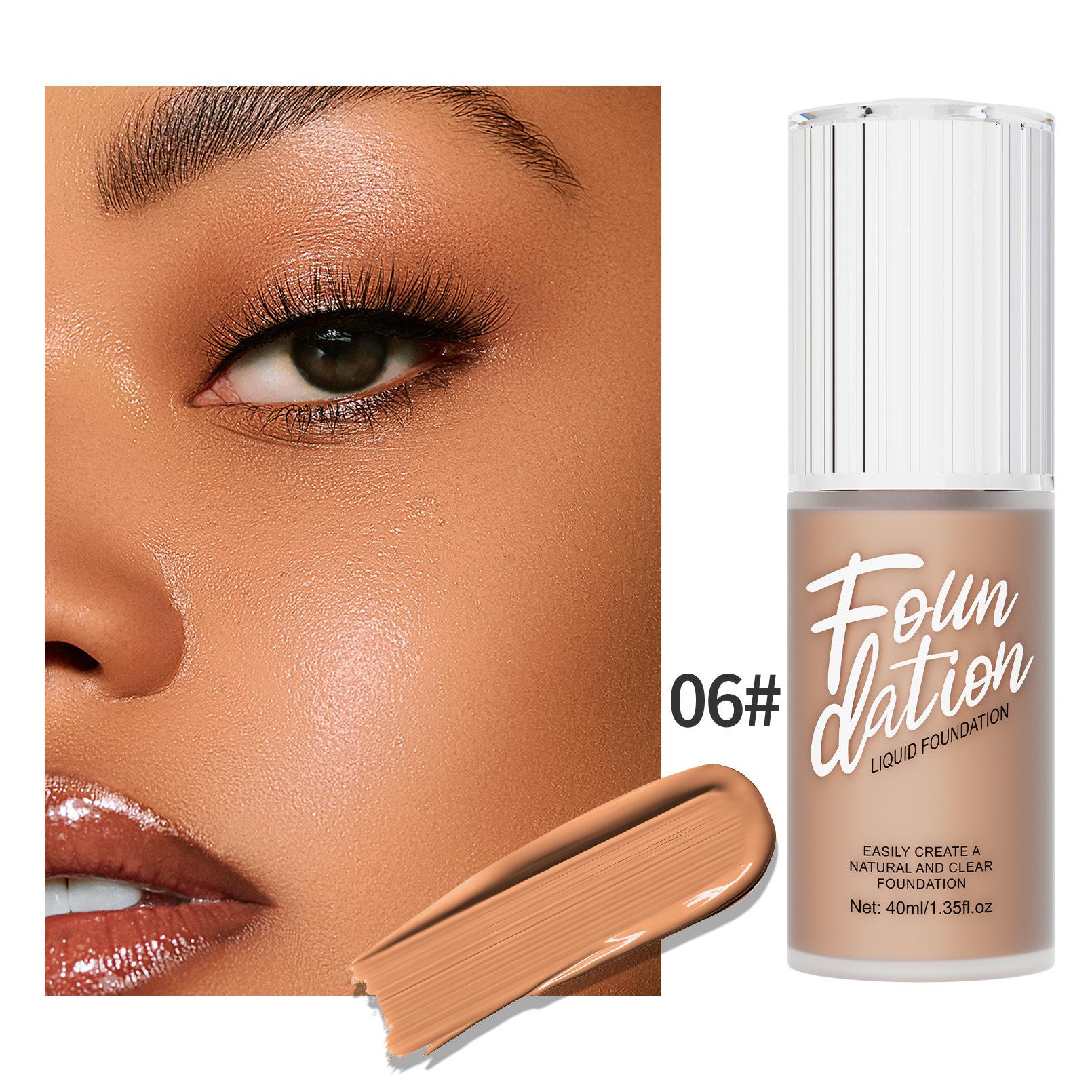 

Clear and Docile Natural Makeup Foundation, Light Concealer, Waterproof and Oil Control Foundation