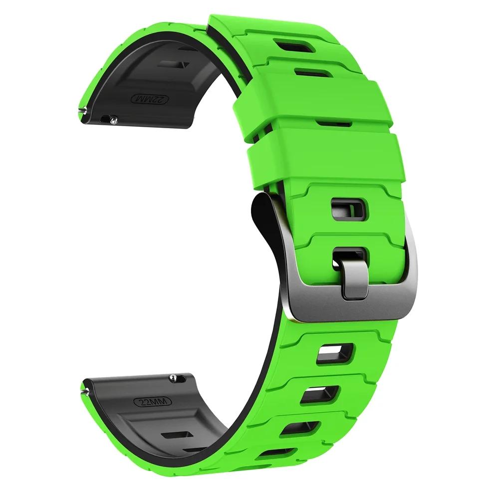 22mm Silicone Wrist Strap For Huami AMAZFIT BIP 6 5/GTR 2 2e 3pro 4 47mm Sports Bracelet For AMAZFIT BALANCE 2 Replace Watchband