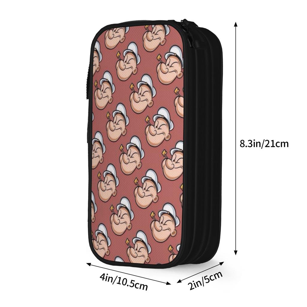 p-popeyes Pencil Case New Pen Box Pencil Bags Girl Boy Large Storage Office Gift Pencilcases