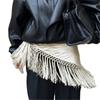 New Fringed Edge Tassel Scarf Soft Breathable Fringed Shawl Y2K Streetwear Women's Accessory Waist Scarf Jeans Decoration