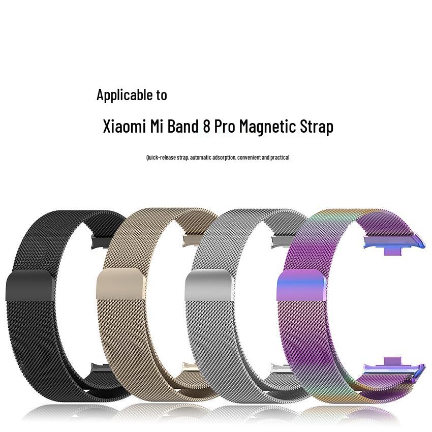 

Xiaomi Band 8 Pro/9 Pro Magnetic Milanese Stainless Steel Watch Strap