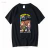 T-shirt character Platts Girls und Panzer Taille M manches longues ou courtes vintage Lavé Légèrement Décontracté graphique homme Unisexe