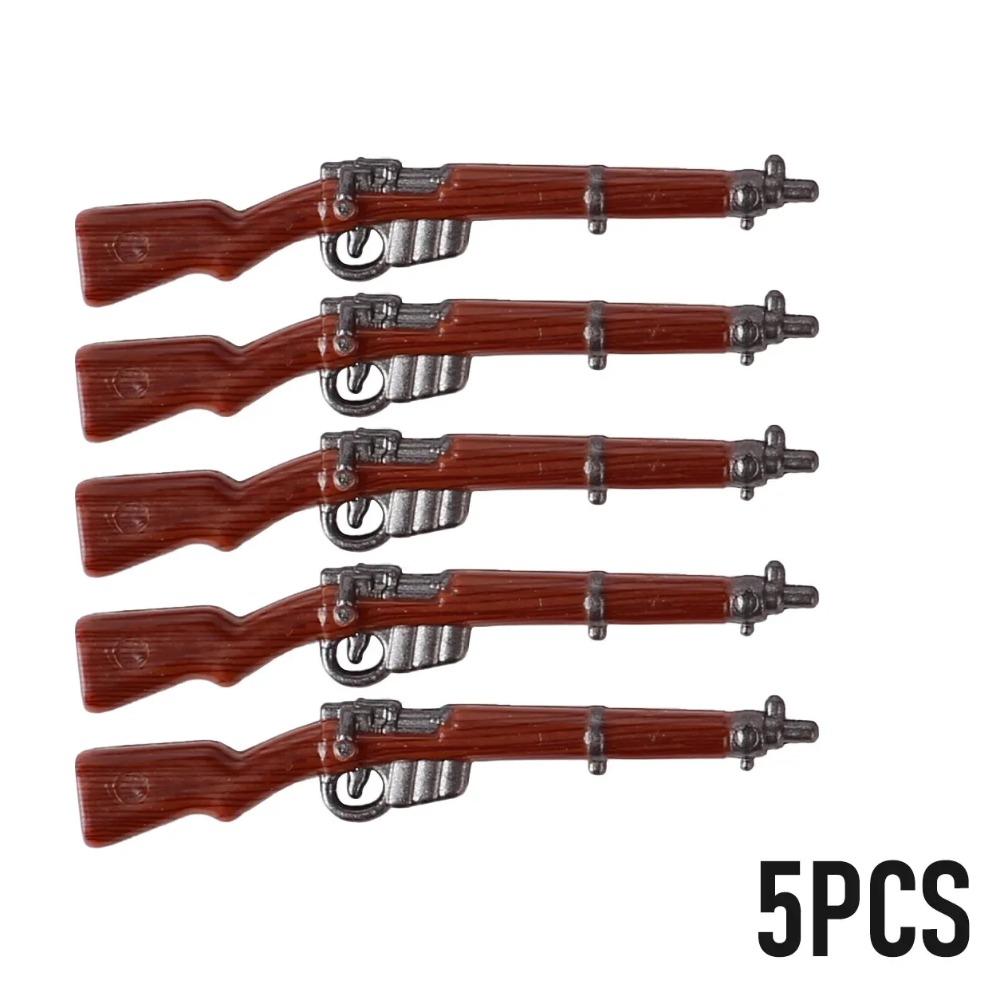 

MOC WW2 Військова Зброя Будівельні Блоки 98K Каски Аксесуари Цеглини Іграшки Подарунок для Хлопчиків