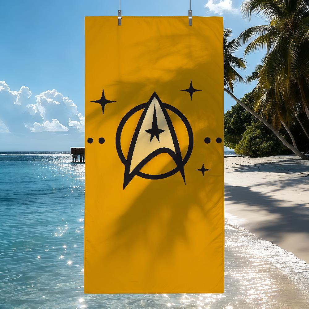 Movie S-Star T-TrekS Starfleet Command Towel Quick Drying Beach Towels Are Suitable For Swimming Pools Camping Yoga And The Gym