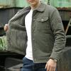 Men's Winter Thickened Velvet Cotton Jacket Coat - Model 3166 for Youth & Middle-aged Casual Wear