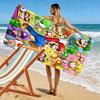 Super Bros Print Beach Towel, Large Soft Quick Dry Towel for Beach Camping Swimming