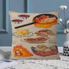 Studio G Hibli Treats Japanese Food Pillowcase Toon Gift Cushion Cover Bedroom Home Sofa Chair Seat Decor Pillow Case