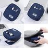 Borsa Porta Accessori Digitali Compatibile per Caricabatterie Laptop, Mouse, Cuffie e Articoli da Toeletta - Compatta Elettronica con Gestione Cavi